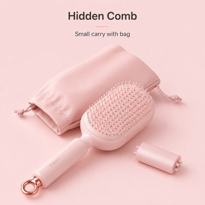 self cleaning hair comb