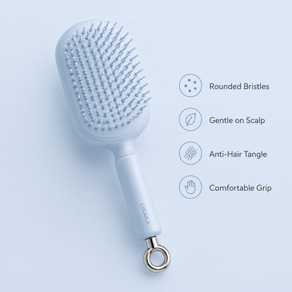 self cleaning hair comb