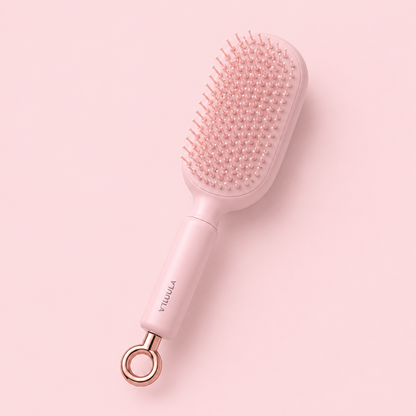 self cleaning hair comb