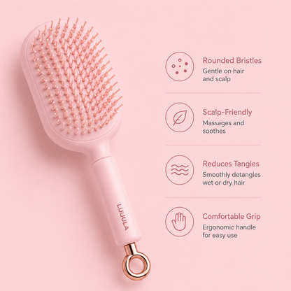 self cleaning hair comb
