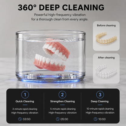 denture and jewelery cleaning machine