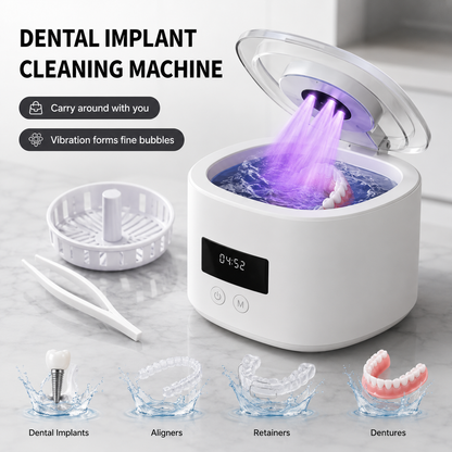 denture and jewelery cleaning machine