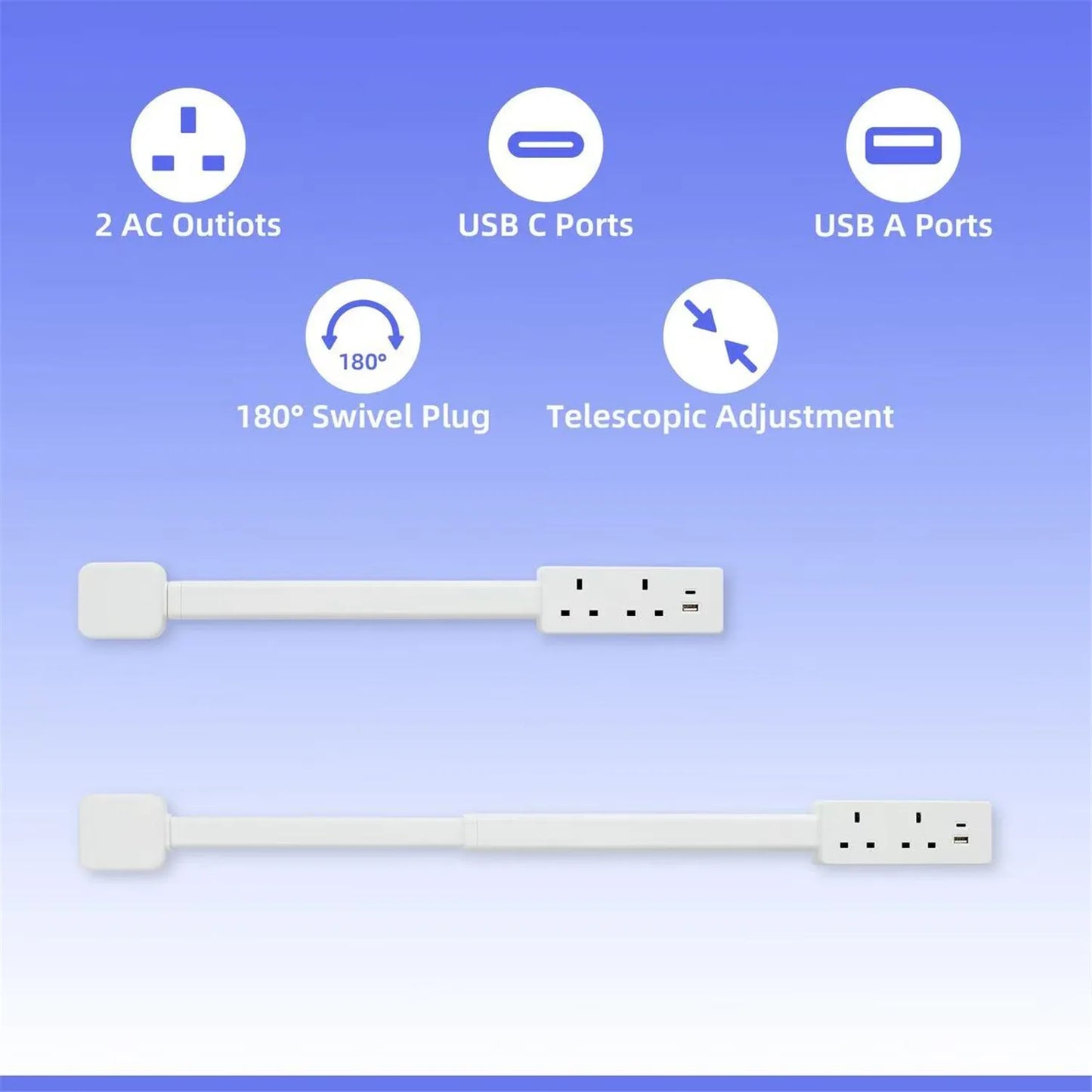 Slim Outlet Extender